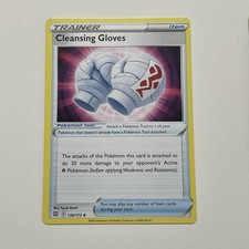 Guanti Pulizia Allenatore Articolo 136/172 Stelle Brillanti Carta Pokemon TCG Mai Usati