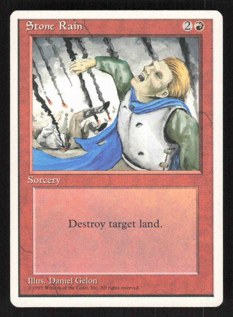 1995 Stone Rain Fourth Edition MTG