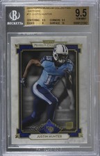 2013 Topps Museum Collection Sapphire 73/99 Justin Hunter BGS 9.5 GEM MINT 3c7
