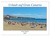 "Calendar 2027 · US Version · Gran Canaria Vacation (Wall Calendar 2027 17\" × 12\""