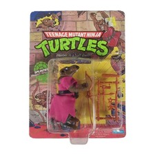 TMNT Ninja Turtles Splinter 10-Back 1988 Playmates Unpunched NEW