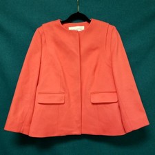 Doncaster Pink Wool Blend Button Front Lined Jacket Women's Sz 16