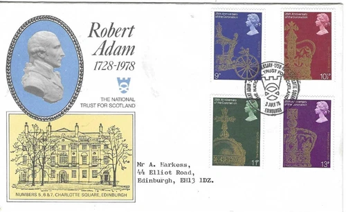 Misc GB Comm/FDC -Robert Adams - National Trust - 1978 (Misc202)