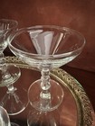 Vintage Champagne Coupe Sherbet Cocktail Glasses Martini Set 4 MCM ART DECO — photo 4