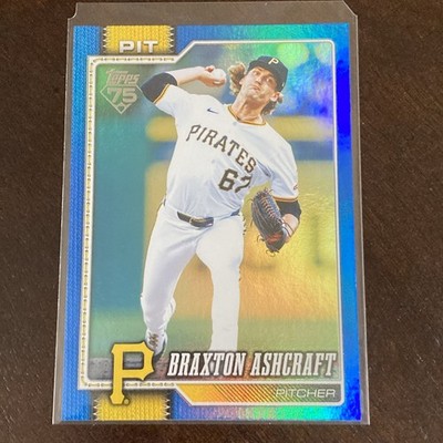 2026 Topps Series 2 Braxton Ashcraft Blue Foil 064/150 #589 Pirates