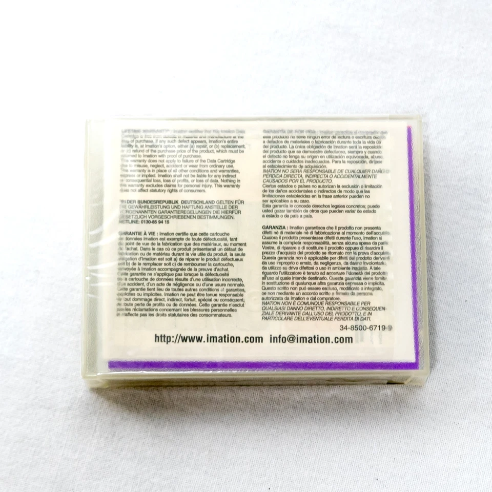 ⭐ NEW Imation Travan-3 3.2 GB Data Cartridge TR-3 Compatible - NOS -Sealed ⭐ - Image 2 of 4