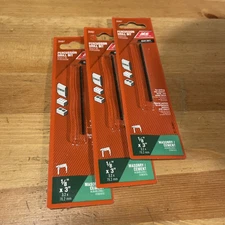 3pc ACE Hardware 1/8”x3” Carbide Percussion Drill Bit 24467 Masonry Cement