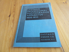 Eastman Kodak Professional Photographic Apparatus 1932-33