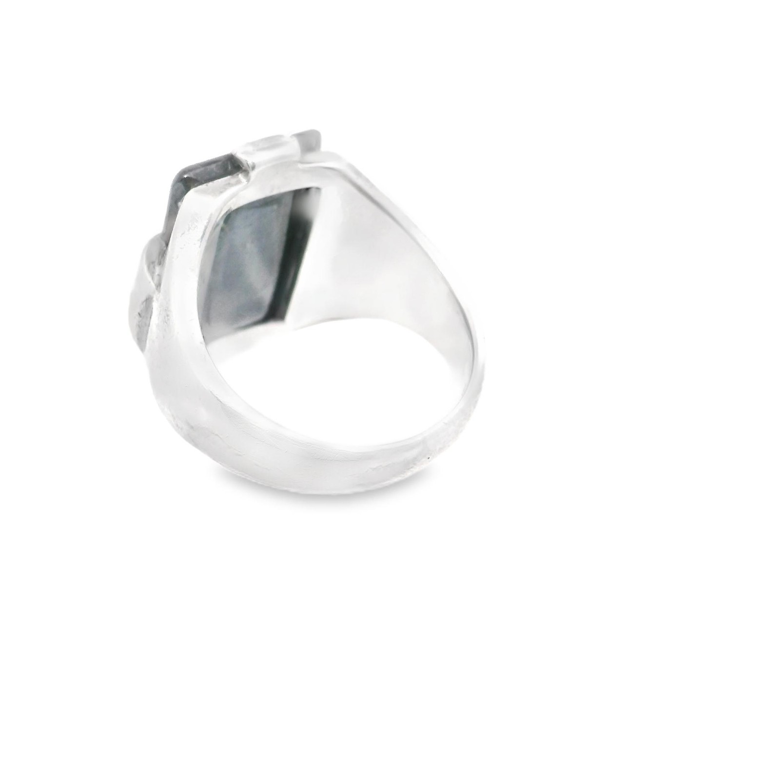 Silver Retro Hematite Ring - image 4
