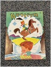 Stevie Books Western Coloring Book NOS Sandusky Ohio