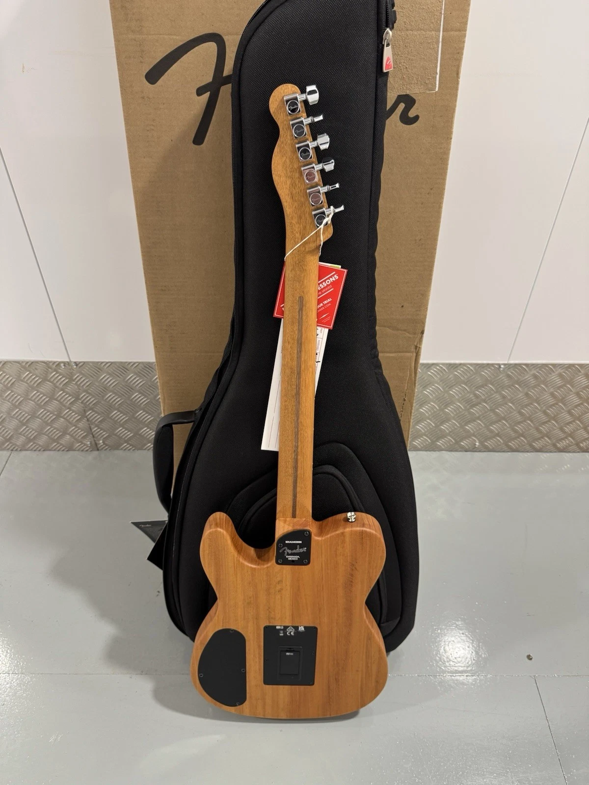 Fender Acoustasonic Player Telecaster Shadow Burst Guitar Brand New In Box 7