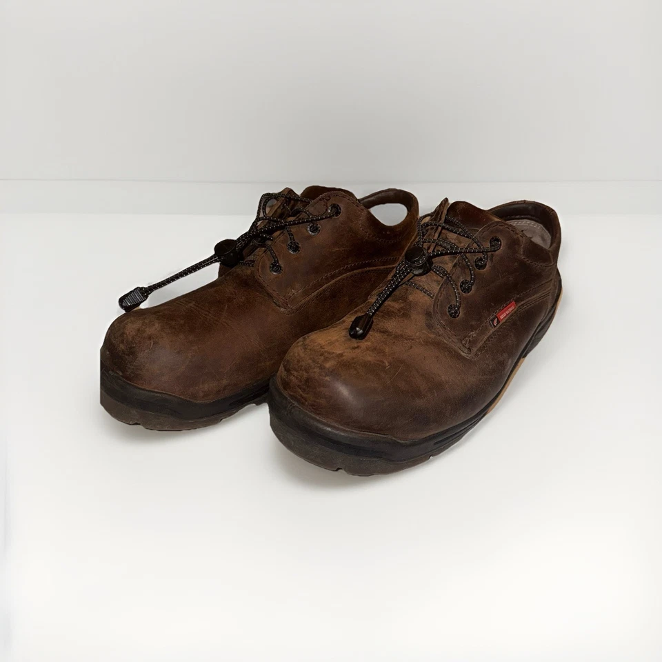 Zapatos de Seguridad Red Wing D Acero Puntera King Marrón Gamuza EE. UU. 11,5 M Cerraduras de Encaje Incluidas Foto 3 de 4