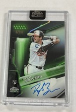 Dylan Beavers 2026 Topps Chrome Black RC Green Encased Auto #/99🔥Orioles