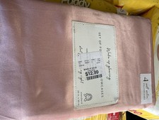 Set Of 4 New In Package Satin Pillow Cases Pink In Color Standard Size