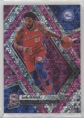 2018-19 Panini Spectra Neon Pink Prizm 21/25 Joel Embiid #98 0o84