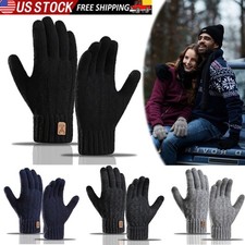 Winter Gloves for Men Women Upgraded Touch Screen Cold Weather Thermal Warm Knit