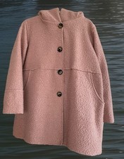 💕TOP!! Wunderschöne Boucle Jacke Mantel Übergang 38, 40,42,44 Alt Rosa💕