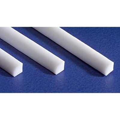 Evergreen Scale Models Quarter Round .030 5 EVG246 Plastic Building Supplies
