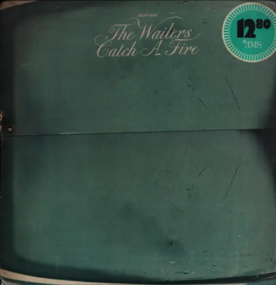 LP The Wailers Catch A Fire ZIPPO COVER, PINK RIM ISLAND LABELS NEAR MINT
