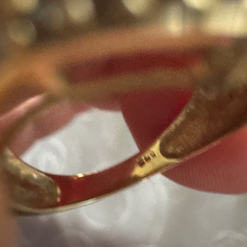 QVC Ring 585Champagner Diamanten - Bild 5 von 5