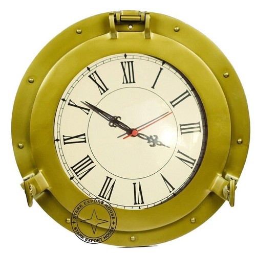Réplique de motif en bois et plastique, horloge murale double face de la gare Victoria, Style suspendu, plate-forme de chemin de fer, décoration de la