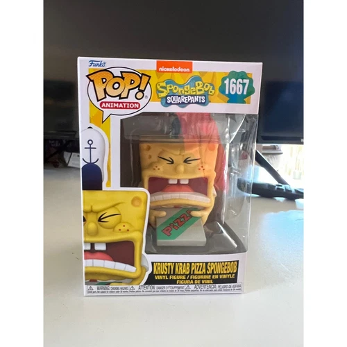 Krusty Krab Pizza Spongebob Squarepants Funko Pop #1667 Nickelodeon Animation