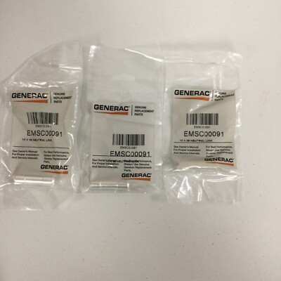 #ad #ad LOT OF 3 Generac PWRcell Battery Cabinet Replacement Neutral Link genuine parts $42.99