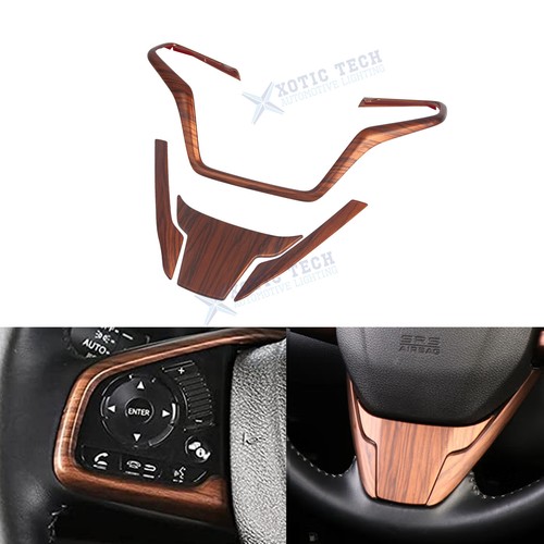 Interior Sporty Center Console Cover Trim Peach Wood Grain For Honda CRV 2017-22 - Picture 29 of 42