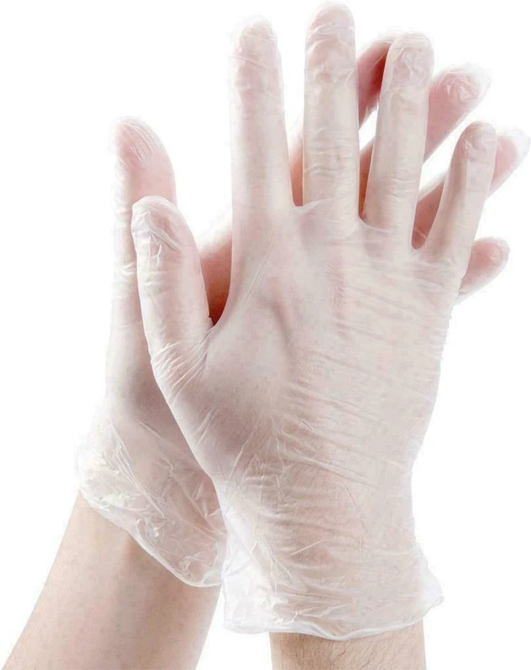 Clear Vinyl Disposable Gloves Powder Free, Latex Free - image 2 of 3