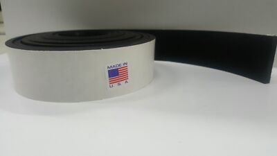 NEOPRENE RUBBER SHEET STRIP 1/16''thick X 2'' wide X 10' PSA ADHESIVE ONE SIDE