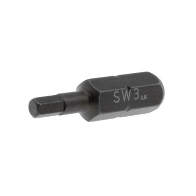 2X T4560 HEX30 Bit Sechskant HEX 3 mm L. ges: 25mm Befestigung: 1/4'' (C6,3 mm) C