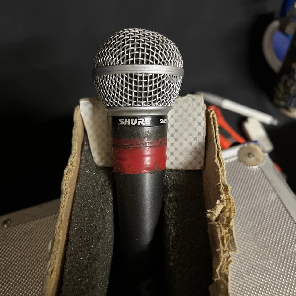 Shure SM58S Dynamic + DIB 100 direct Box + Kabel + mikrofonständer