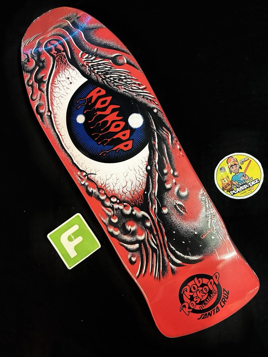 SUPER RARE Rob Roskopp Red Eye Santa Cruz Missile Shaped Cruiser