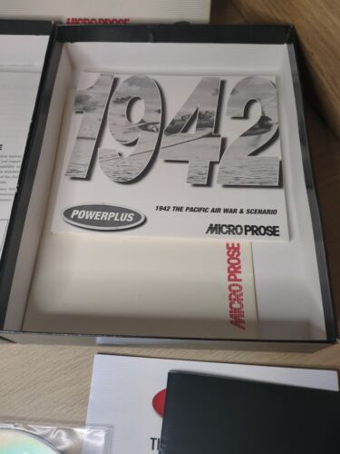 1942 LA GUERRA E LO SCENARIO DELL'ARIA PACIFICA - GIOCO PC 1994 COMPLETO RARO EDIZIONE BIG BOX - Foto 4 di 7