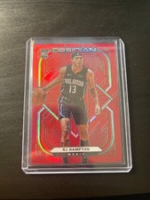 RJ Hampton  RC ▪ 2020-21 Obsidian  ASIA  Red Flood Electric Etch #189   Rookie