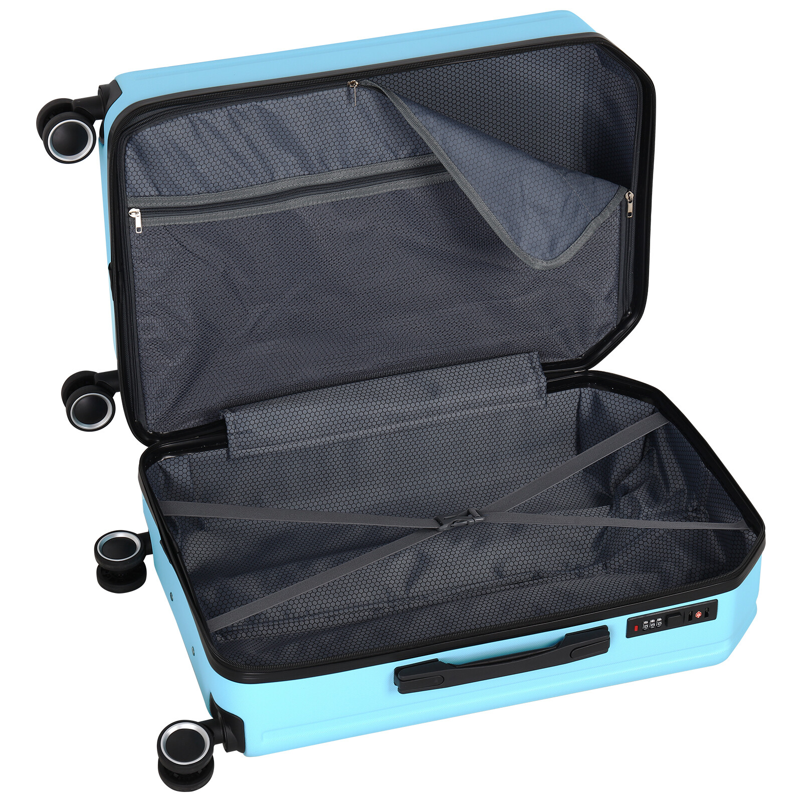 3 PCS Fashion Luggage Set Trolley Suitcase Set 20/24/28" Wheeled Travel