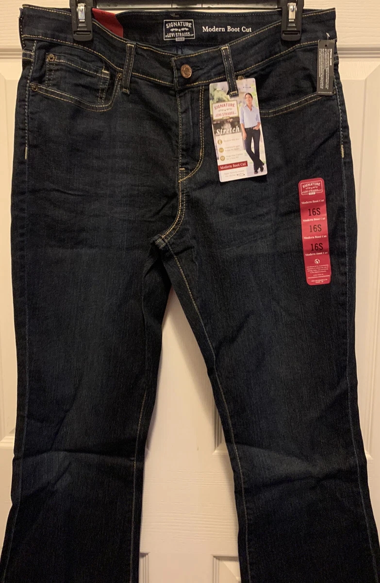 Levi Strauss Signature Womens Boot Cut Jeans 16S eBay