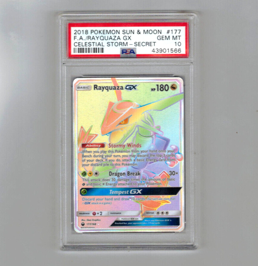 Rayquaza GX - PSA Graded Pokemon Cards - Pokemon