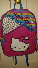 New-Hello Kitty Rainbow Ribbon Backpack
