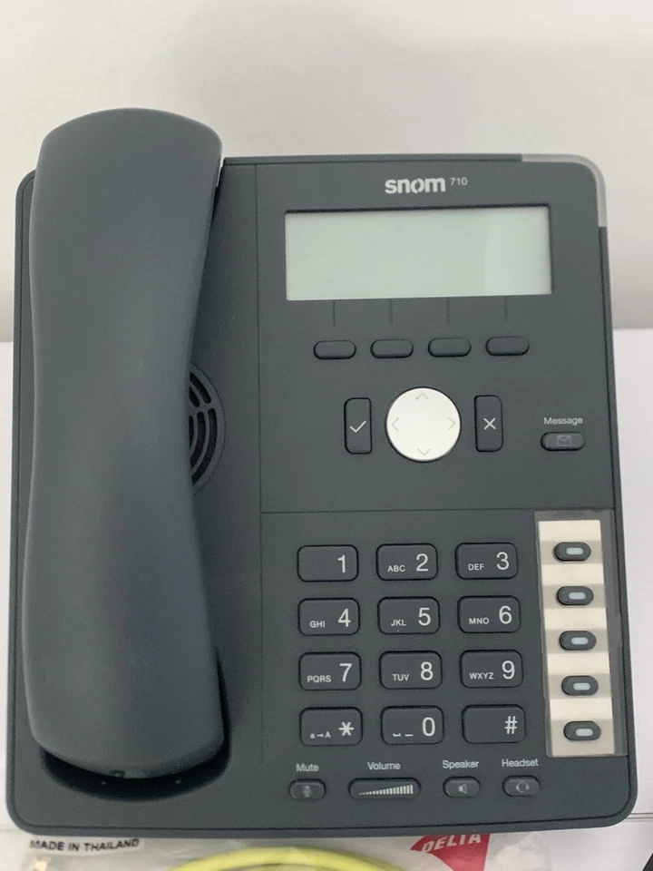 Snom 710 IP VoIP Phone **Inc VAT  & 1yr Warranty** - Image 4 of 4