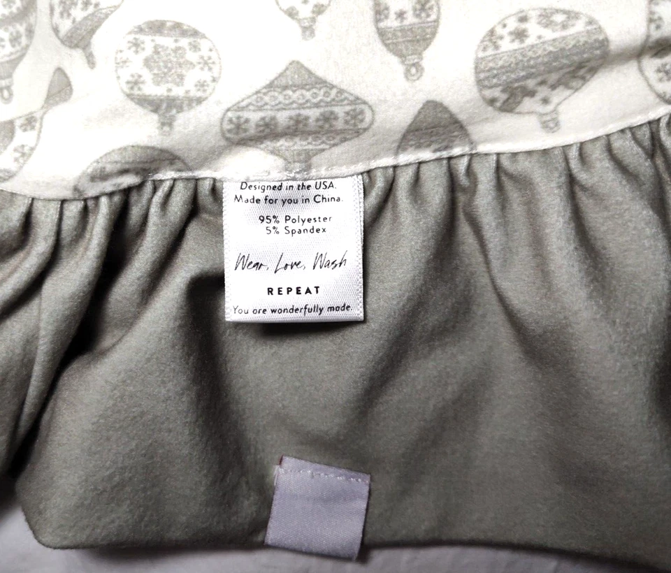 Мягкое бежевое зеленое праздничное одеяло с оборками Sweethoney Baby Dreamer 51 дюйм - Изображение 2 из 4