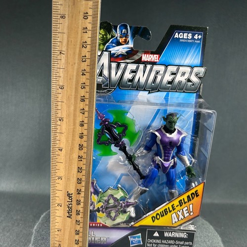 Figura de acción Marvel Avengers Double Blade Axe Skrull Soldier 3,75 2011 Hasbro - Imagen 6 de 12