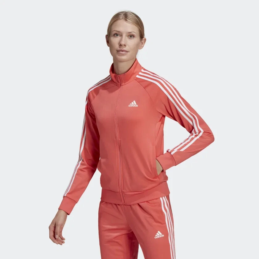 Adidas three sales stripe tracksuit womens