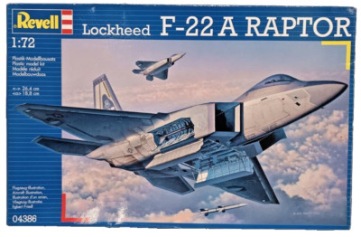 Lockheed F-22 A Raptor Revell 04386 Maßstab 1:72 Scale 1/72