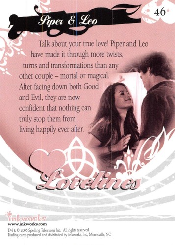 2006 INKWORKS CHARMED DESTINY PICK-A-CARD 1-72 BASE TRADING CARDS OR WRAPPER - Picture 93 of 145