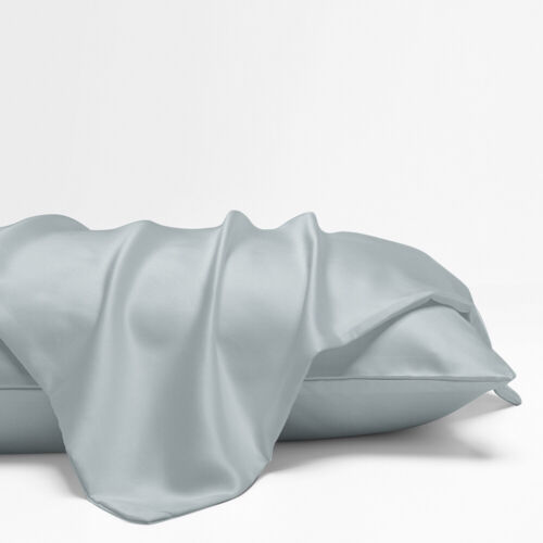 2 PCS Ultra Soft Satin Pillowcase with Zipper Closure Silky Cooling Pillow Cover - Picture 50 of 147