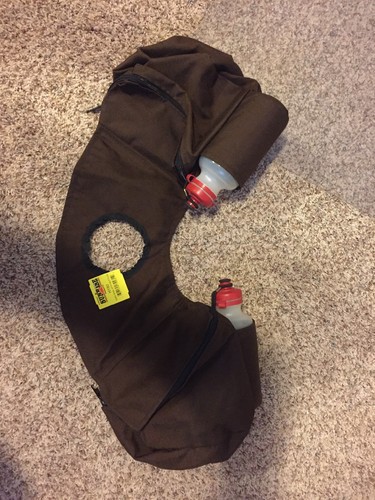 sunrise nylon western horse saddle horn bags with bottles