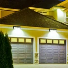 2 Pack Sensor Solar Lamparas Solares Exterior Modernas LED Recargable Casa NEW