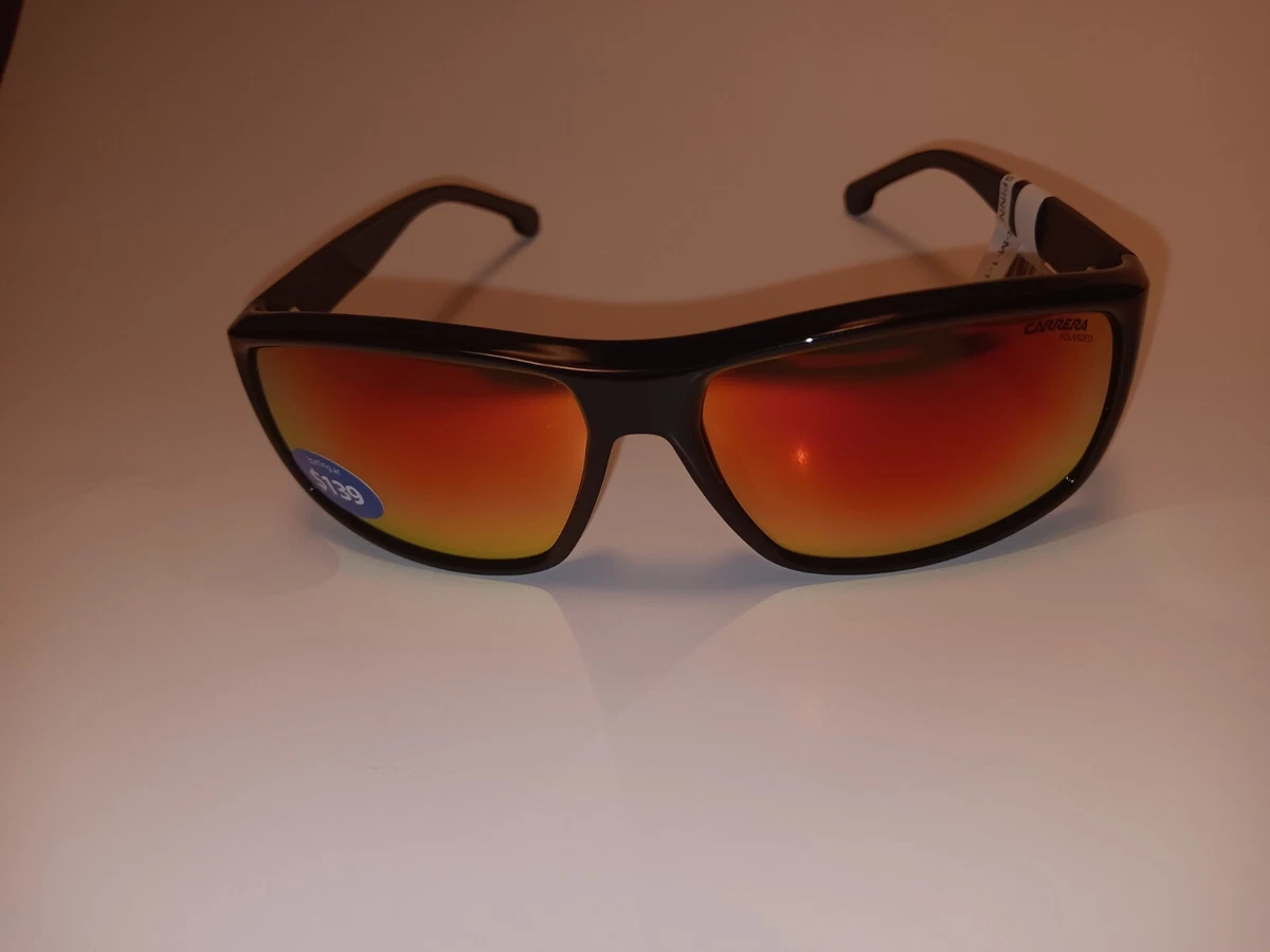 Lunettes De Soleil Carrera CARDUC 004/S - Noir Rouge, Taille 57/17/145, Pour Homme, Neuves