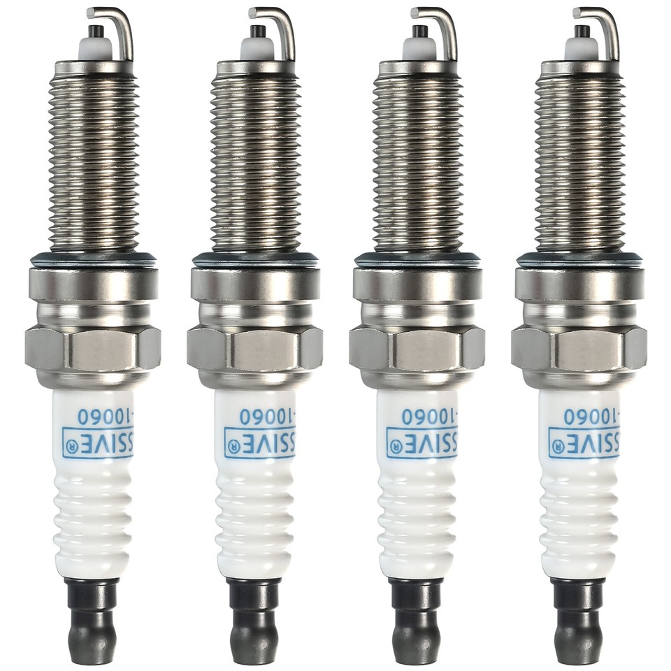 4x Iridium Spark Plugs SILZKR6B10E For Hyundai Accent, Kia Rio, Soul - OEM 18846-10060